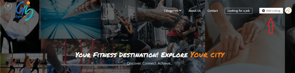 add listing button - Listing Instruction